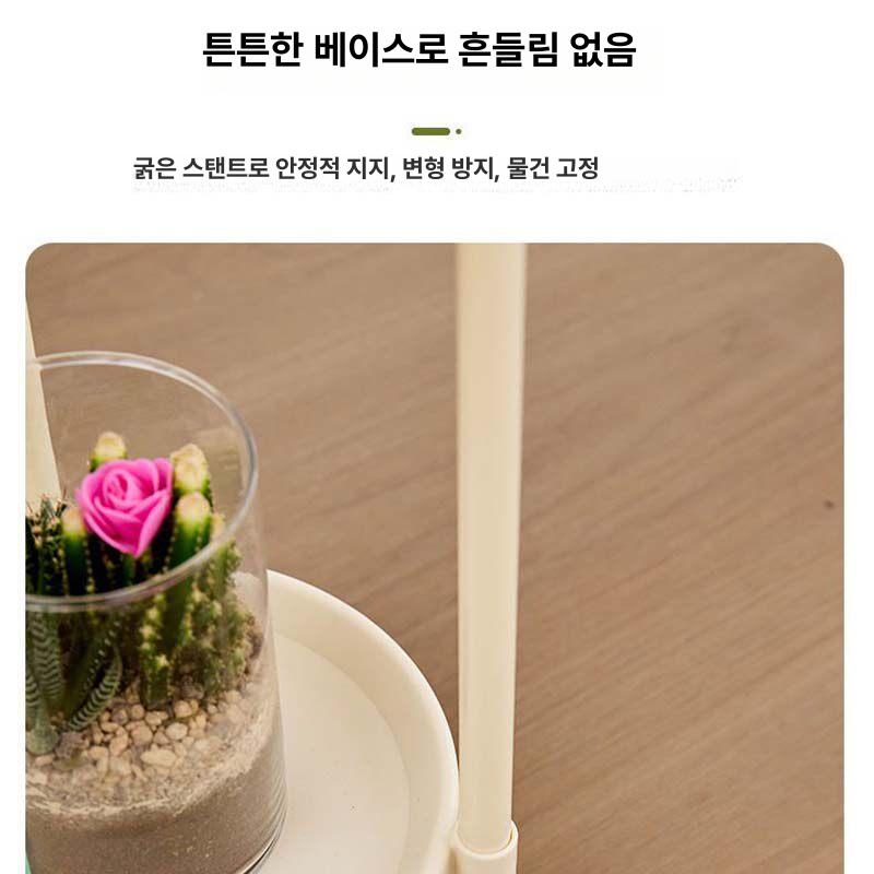 철제 화분 선반 베란다 인테리어 스탠드 정리대 받침 다이 이동식 플랜트난간 - 상세 이미지 5