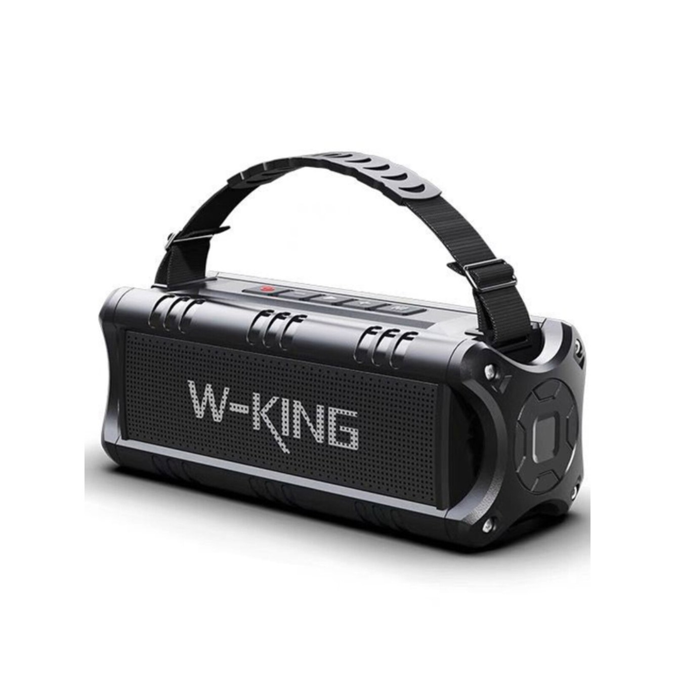 W KING 블루투스스피커 해피아워 방수 사용 캠핑 D8 24 야외용 서브우퍼 블랙 - 상품 이미지