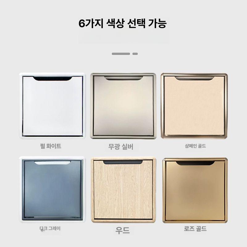 현관 신발장 접이식 의자 벽걸이 수납장 공간활용 수직정리 소형 - 상세 이미지 3