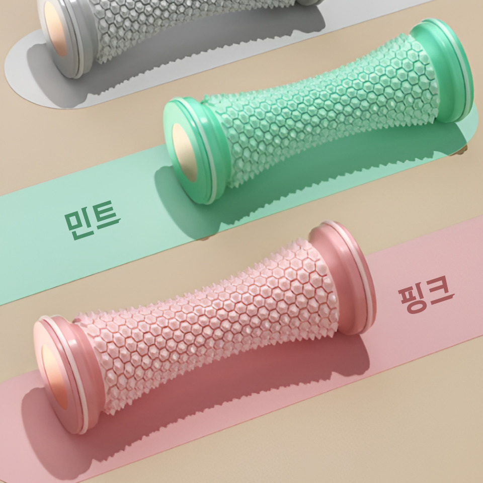 풋롤러 발바닥 안마 지압 발마사지 평발 아치 종아리 마사지기 통증완화 - 상세 이미지 3