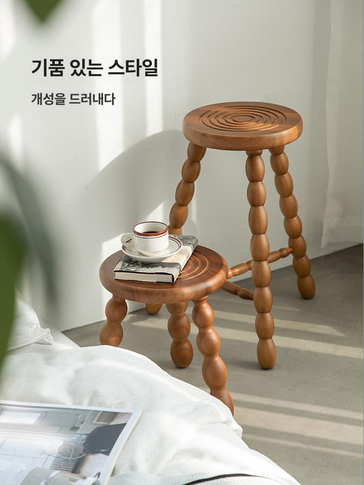 레스토랑 카페 라운지 바 다이닝 티테이블 원형 의자 디저트 식탁 업소 커피 - 상세 이미지 4