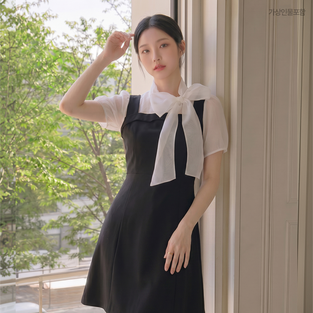 로엠 우븐매칭 미니 원피스 RMOWG26ST1 - 상세 이미지 2