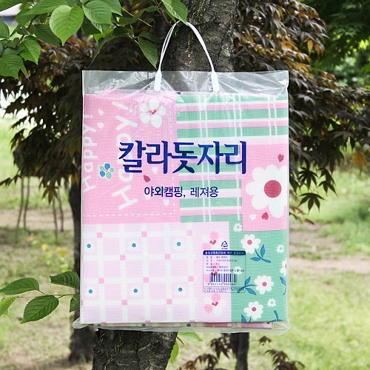 칼라 피크닉 돗자리 캠핑 매트 (150x150cm) - 상품 이미지