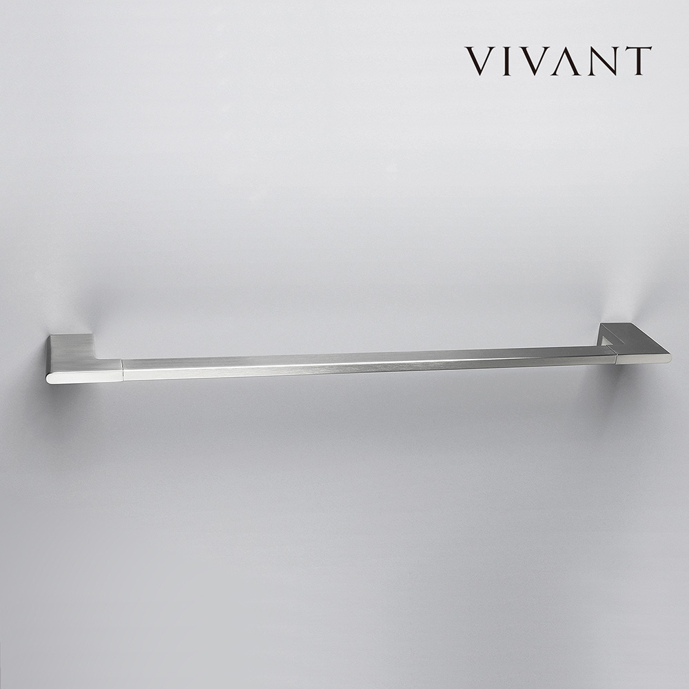 수건걸이 타올거치대 TC08A BS무광코팅실버 욕실화장실 호텔인테리어 비반트 VIVANT - 상품 이미지