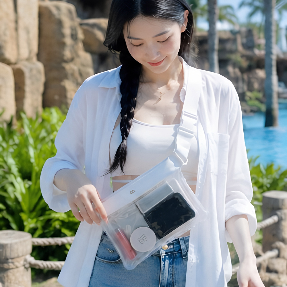오아 워터쉴드 크로스백 핸드폰 방수팩 IPX8 방수케이스 휴대폰 가방 힙색 워터파크 흠뻑쇼 상품 이미지