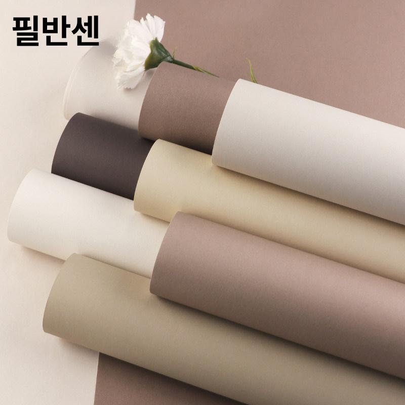 실크벽지 셀프도배 접착식 도배지 방염 아이보리 벽지 단품 - 상세 이미지 2