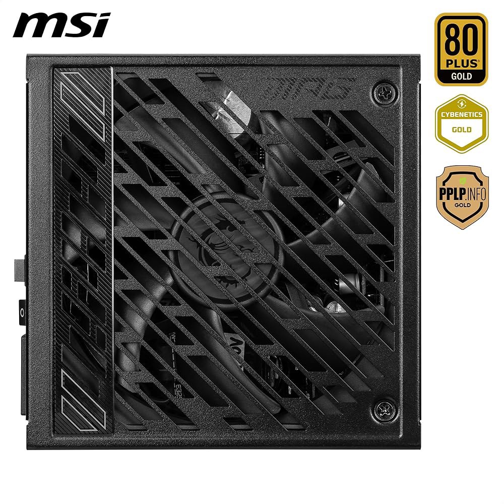MSI MPG A850GS PCIE5, 완전 모듈형 게이밍 850W 전원 공급 장치, 80+ 골드, 듀얼 12V-2x6 케이블, 서버급 커패시터, ATX 3.1 및 PCIe 5.1 - 상세 이미지 3