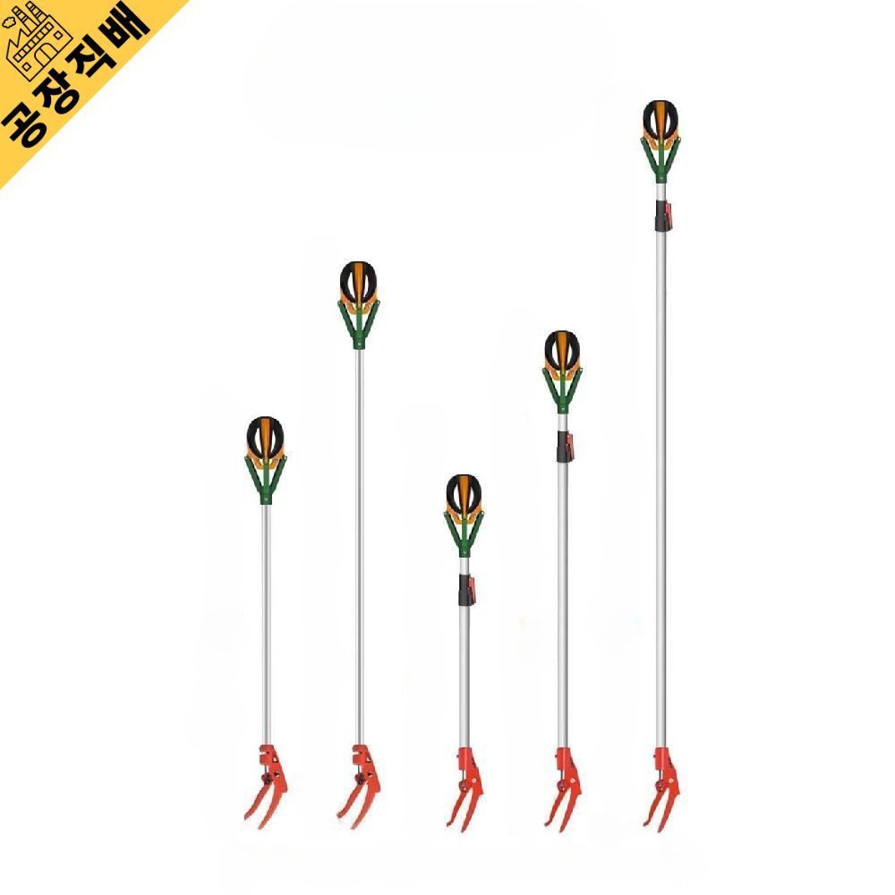 과일따기 수확기 장대 가정용 집게 도구 농업용 농기구 수동 피복기 비닐 농사 관리기 멀칭기 - 상품 이미지