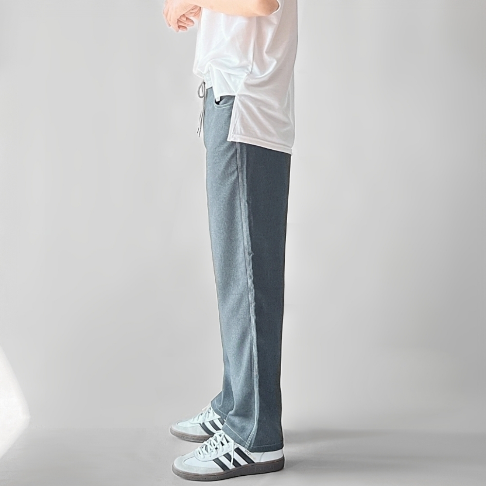1+1 남성여름청바지 고무줄청바지 여름데님팬츠 이미지 3