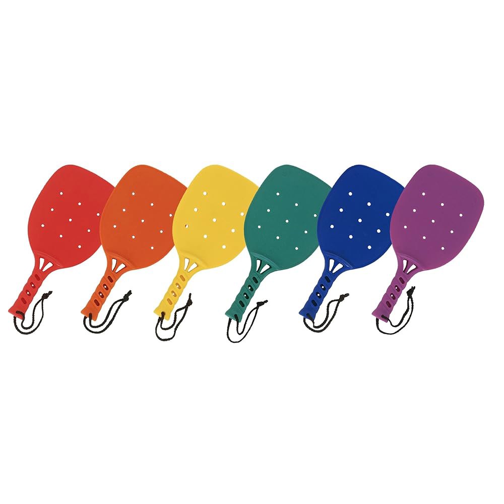 Champion Sports 38.1cm(15인치) 플라스틱 패들볼 라켓 색상 다양한 - 세트 6개 - 상품 이미지