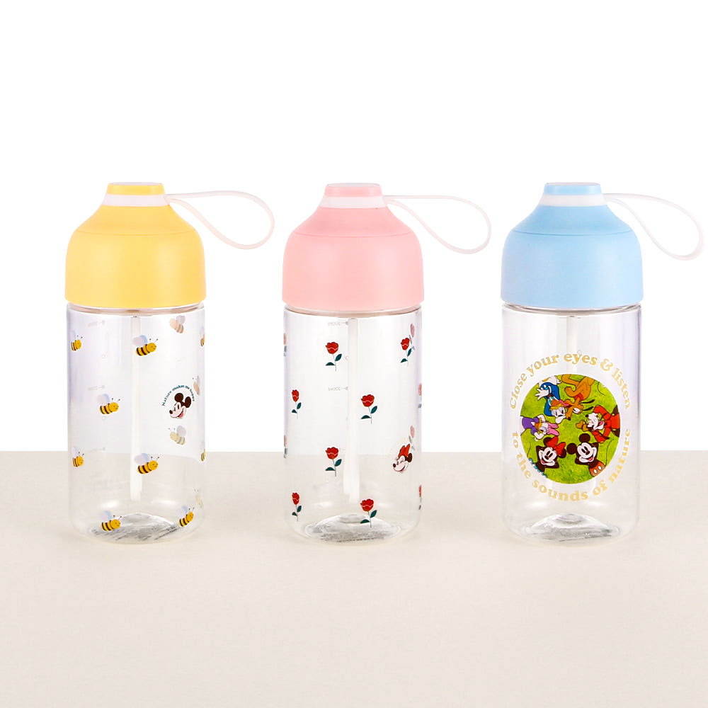 원터치 쉐이크 디즈니텀블러 휴대용 전동쉐이커 캐릭터 보틀 물통 380ml - 상세 이미지 3