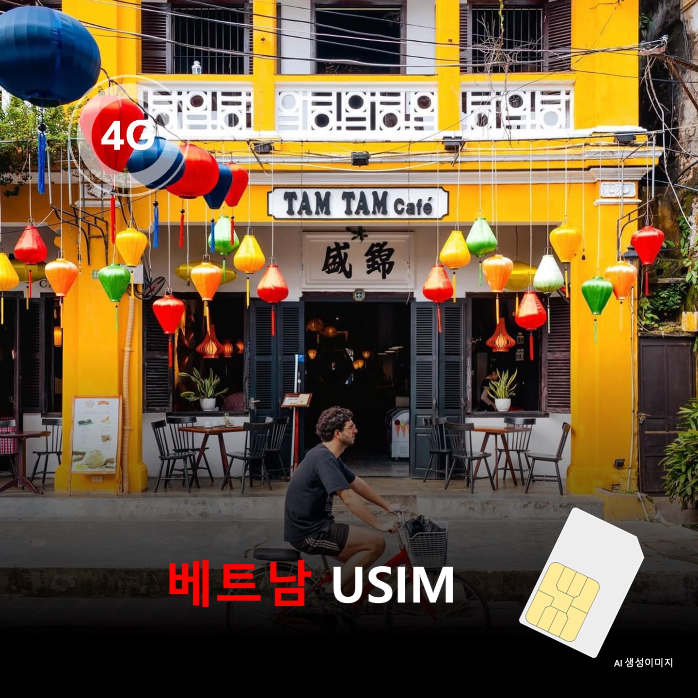 [유심칩] [통큰무제한] [총알로컬망] 베트남 유심 USIM 비나폰 Vinaphone Wintel 데이터 전용 매일 6GB 초고속 이후 5Mbps 고속 무제한 이심통 요금제 이심통 - 상품 이미지