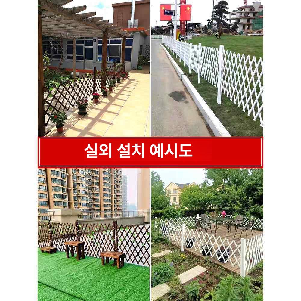 대형 견 울타리 펜스 접이식 애완 휀스 원목 실내 철제 견사 가림막 격리 자바라 - 상세 이미지 2