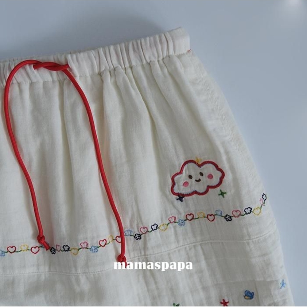 보아투 유아 마마스파파 포레스커트 S~XL 여름 여아 밴딩 미디치마 자매룩 하객룩 - 상세 이미지 5