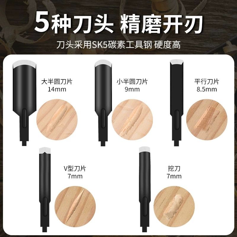 초음파커터 목공 조각기 연마 그라인더 소형 끌 소평날날끝 - 상세 이미지 5