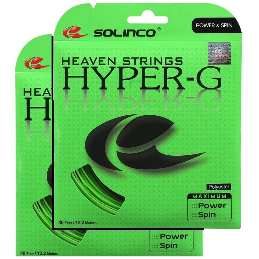 Solinco Hyper-G 19g 테니스 스트링 - 2팩 - 상품 이미지