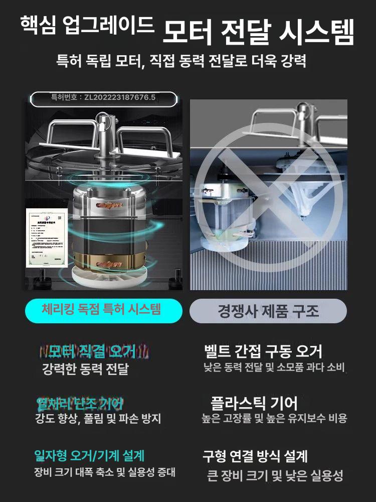 업소용 반죽기 믹서기 자동 배합기 대형 칼국수 냉면 버티컬 휘핑기 식당 베이킹 - 상세 이미지 4
