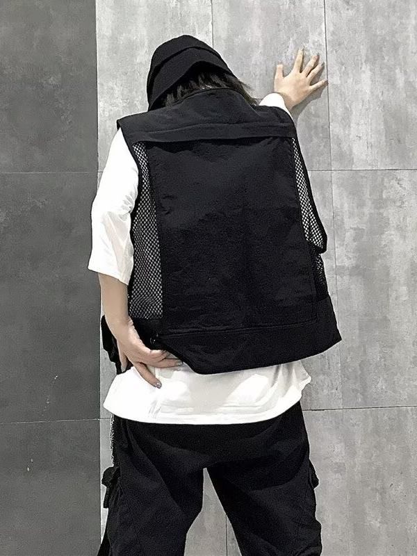 바람막이 기능성 등산조끼 메쉬 아비스코 집업 경량 초경량 아웃도어 남녀공용 낚시 러닝 공용 - 상세 이미지 4