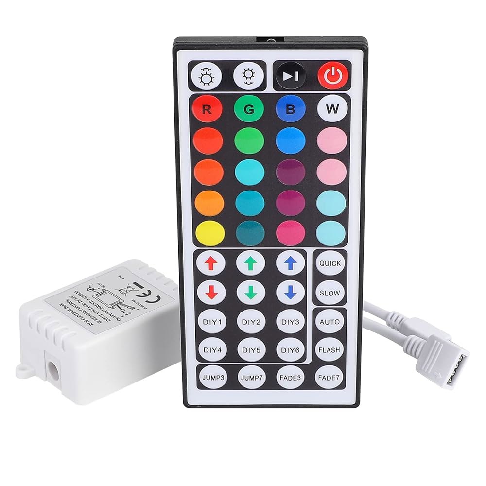 슈퍼나이트 RGB LED 라이트 스트립 리모컨, 라이트용 디머, SMD 5050 3528 로프 무선 IR 리모컨(44키) 44 Keys - 상품 이미지
