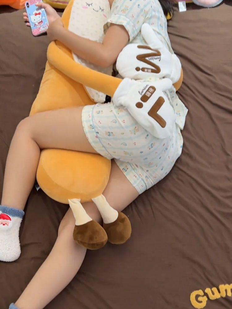 토닥토닥 바디필로우 쿠션 온찜질 죽부인 대형 인형 베개 단일 항목 - 상세 이미지 4