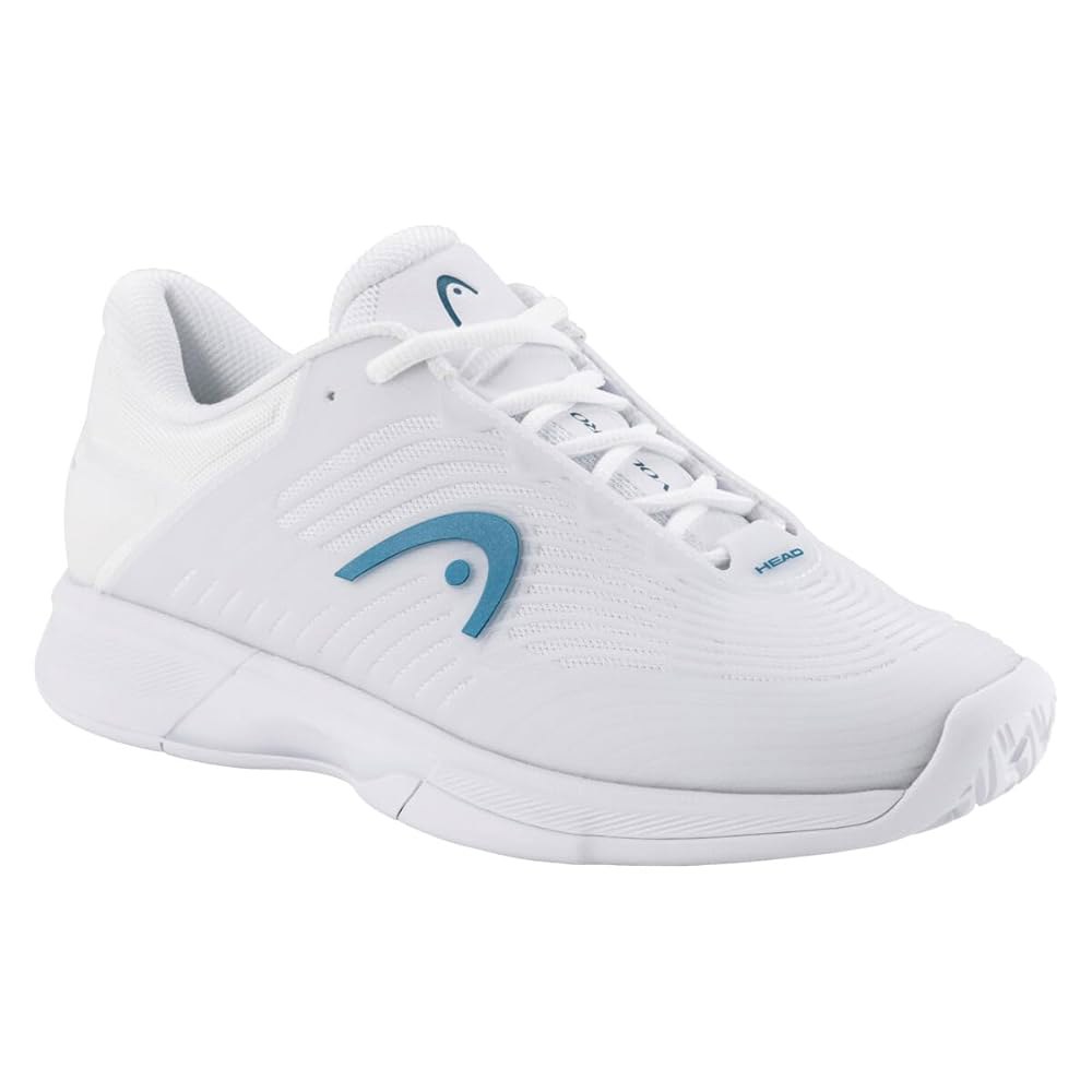 HEAD Revolt Pro 4.5 Women s Tennis Shoes, White/Twilight 8.5 Blue, White/Twilight Blue 3.5 - 상품 이미지