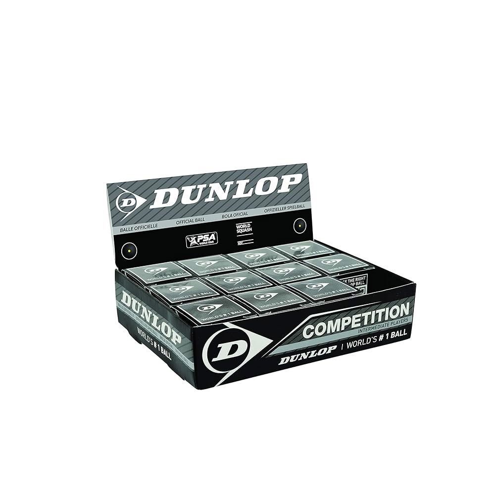Dunlop Sports Competition 스쿼시 볼, 12볼 박스 4 Competition 12-Ball Box - 상품 이미지