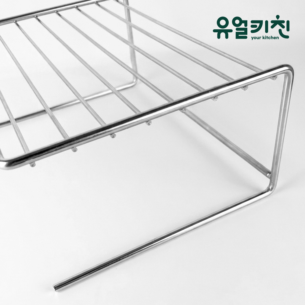 유얼키친 오픈형 언더선반 스텐 접시 정리대 - 상세 이미지 3