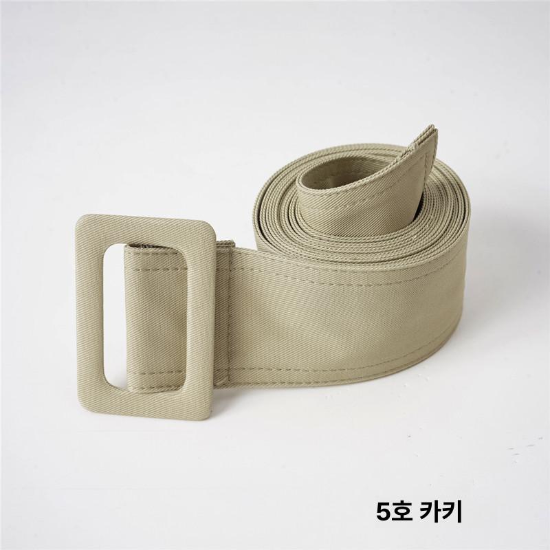 트렌치코트 벨트 허리 코트끈 카키 스트랩 아우터 블랙 - 상세 이미지 3