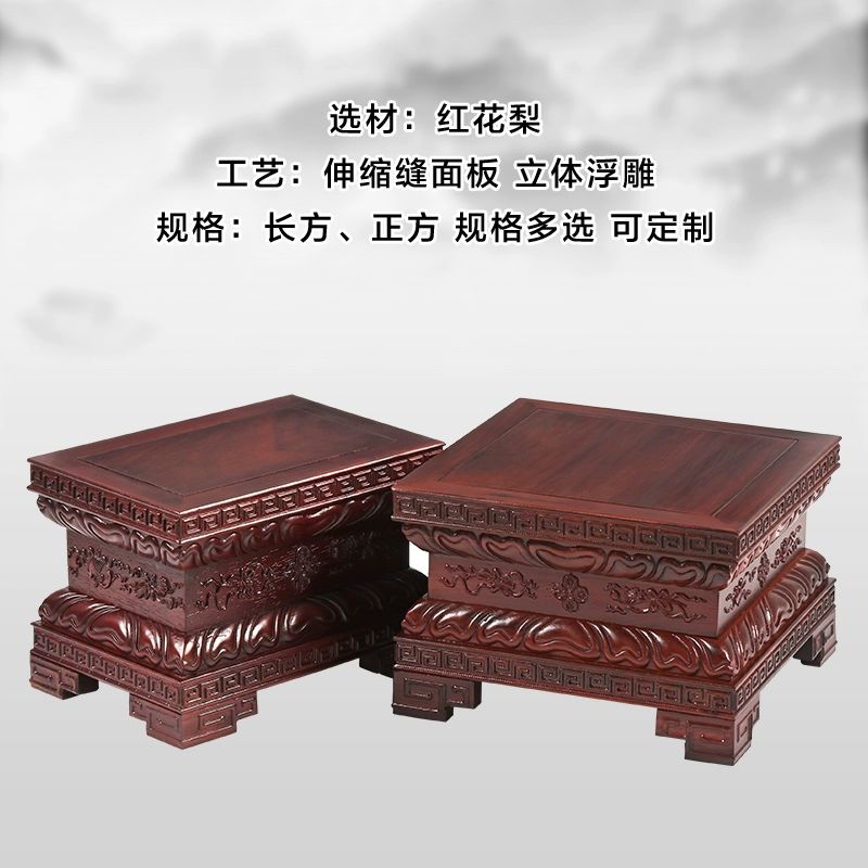 불단 불상 받침대 무속 제단 좌대 나무 다이 화린목 3호 20x20x18 230 - 상세 이미지 2