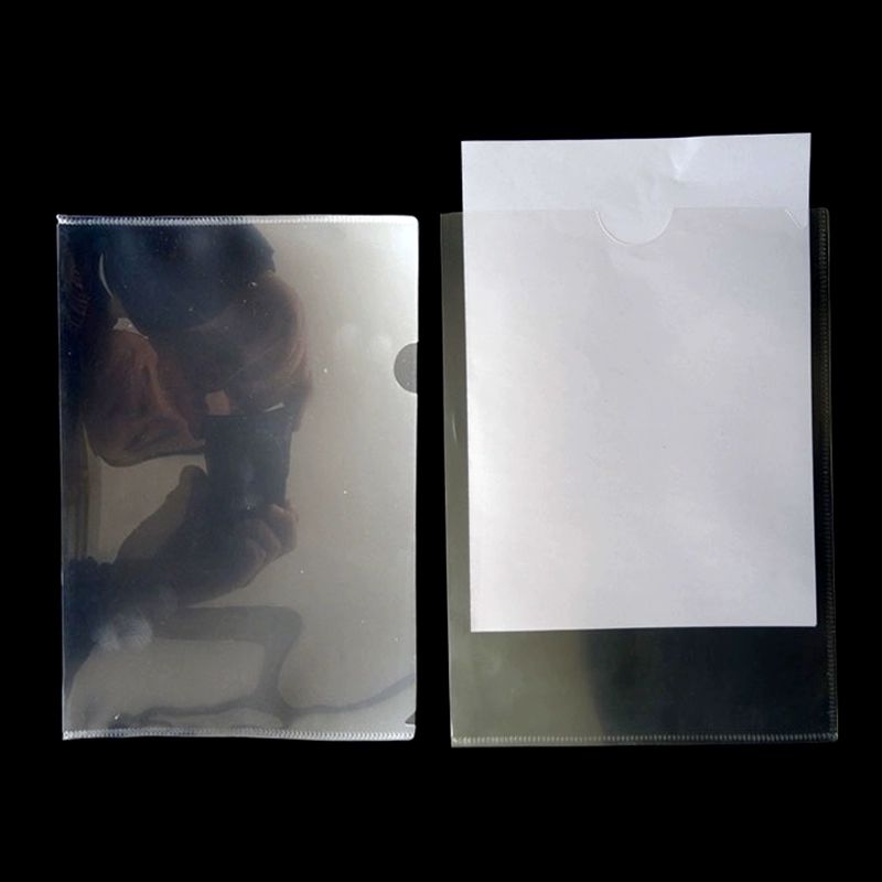 게시판 홀더 안내문 꽂이 pop홀더 아크릴 a4용지 거치대 부착형 10x10CM 정사각형 봉투 - 상세 이미지 3
