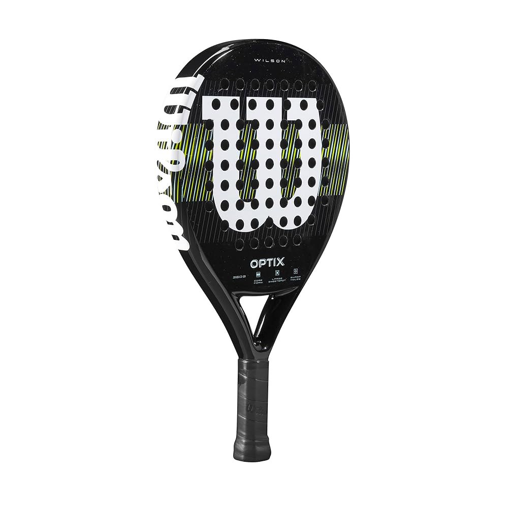Optix V1 Padel 라켓 - 블랙/그린, 1/4인치) 사이즈 6.4cm(2-4 그립 Black/Green - 상세 이미지 2