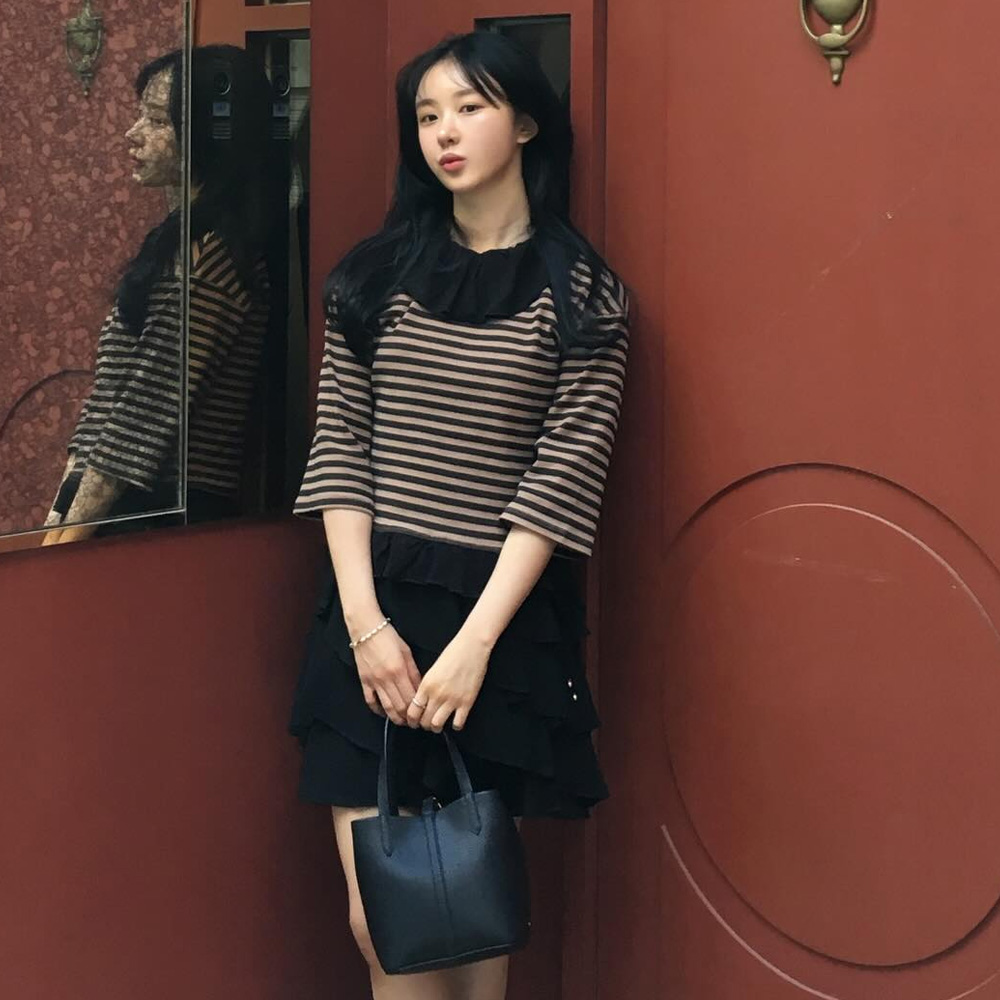 [찰스앤키스] 베릴 리사이클 레더 더블 핸들 벨트 버킷백 4colors CK2-10151518 이미지 3