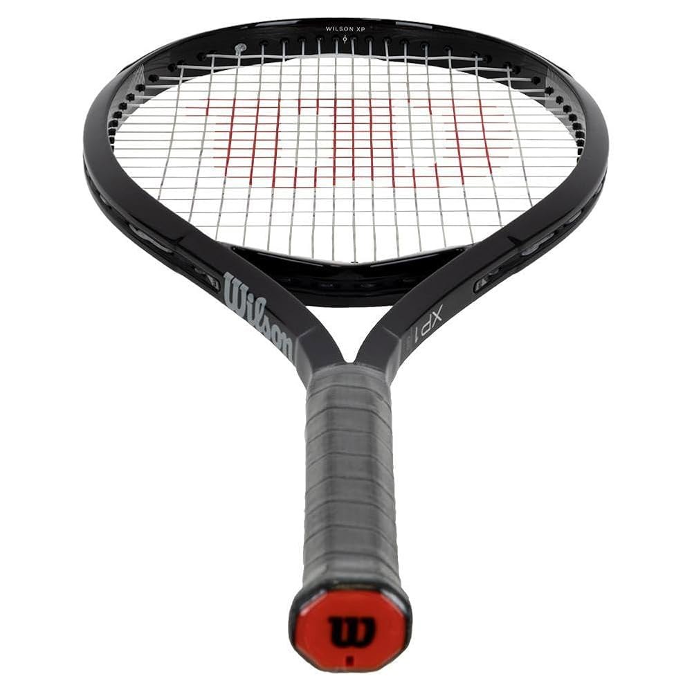 Wilson XP 1 성인용 레크리에이셔널 테니스 라켓 블랙 1/4인치 2~4 사이즈 그립 Grip Size 2 - 4 1/4 - 상세 이미지 3