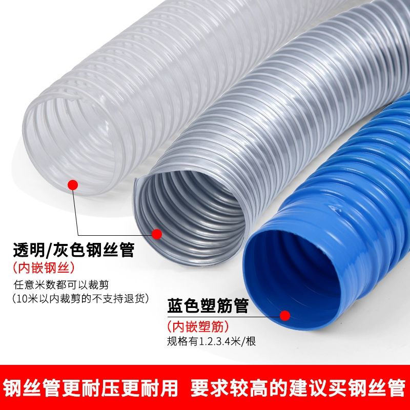 플렉시블 호스 pvc 주입 상품 금속 단위 단일 핸드 후렉시블 PVC 블루 웨이브 파이프 0.8MM 1m 30mm - 상세 이미지 4