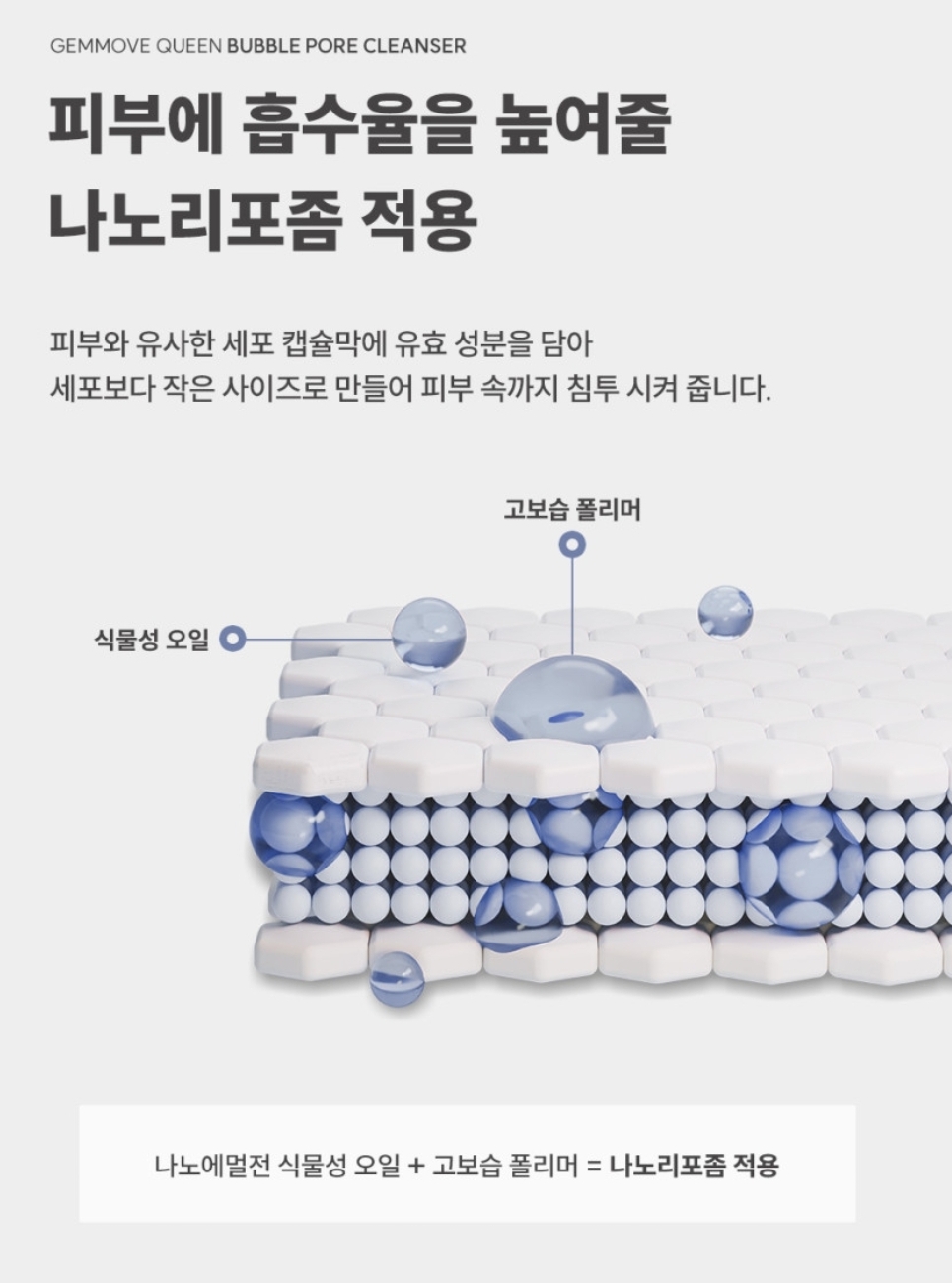 젬무브 퀸 버블포어 클렌저 딥 미세 클렌징 노폐물제거, 145ml, 1개 이미지 6