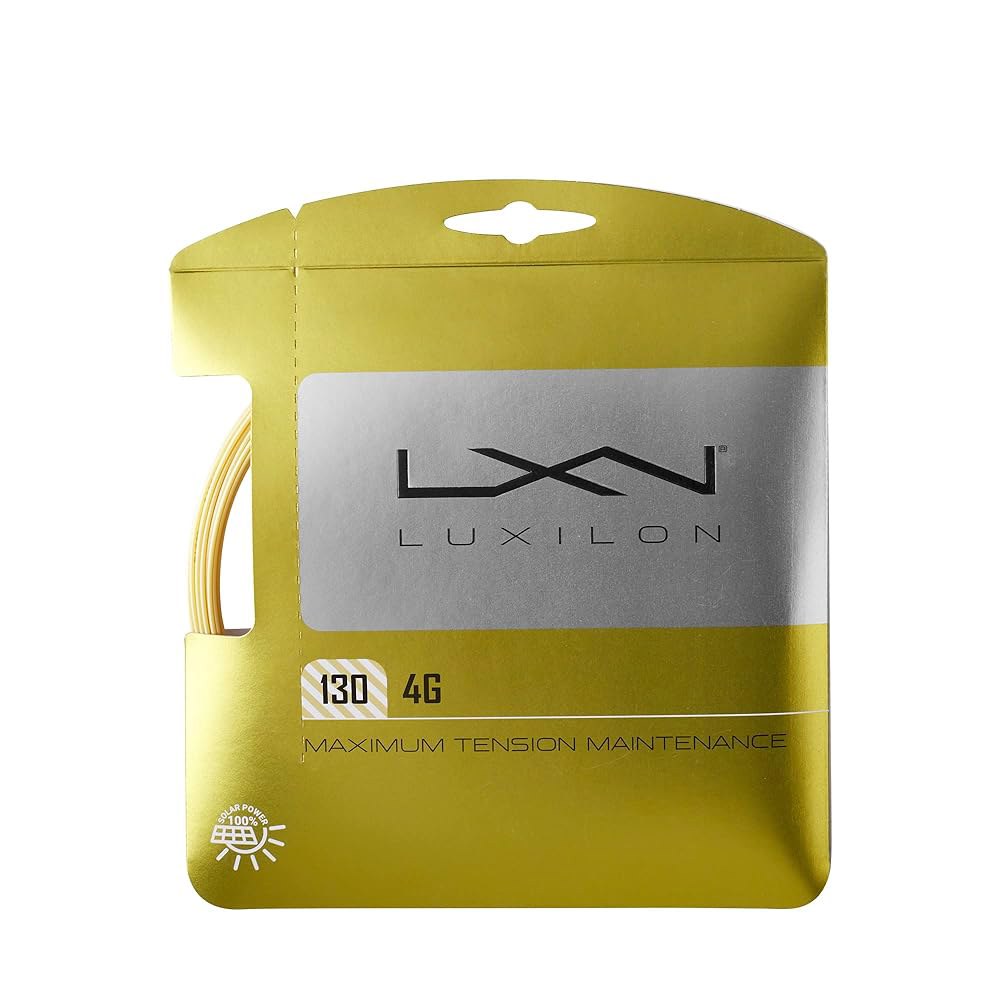 Luxilon 4G 130 테니스 스트링 - 골드 세트, - 상품 이미지