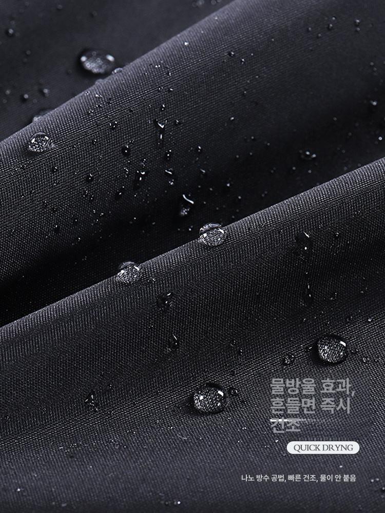 특대형 남자우비 비옷 빅사이즈 방수 작업 4XL 5XL 6XL 업그레이드 블랙5XL105~120kg 프리 사이즈 - 상세 이미지 3