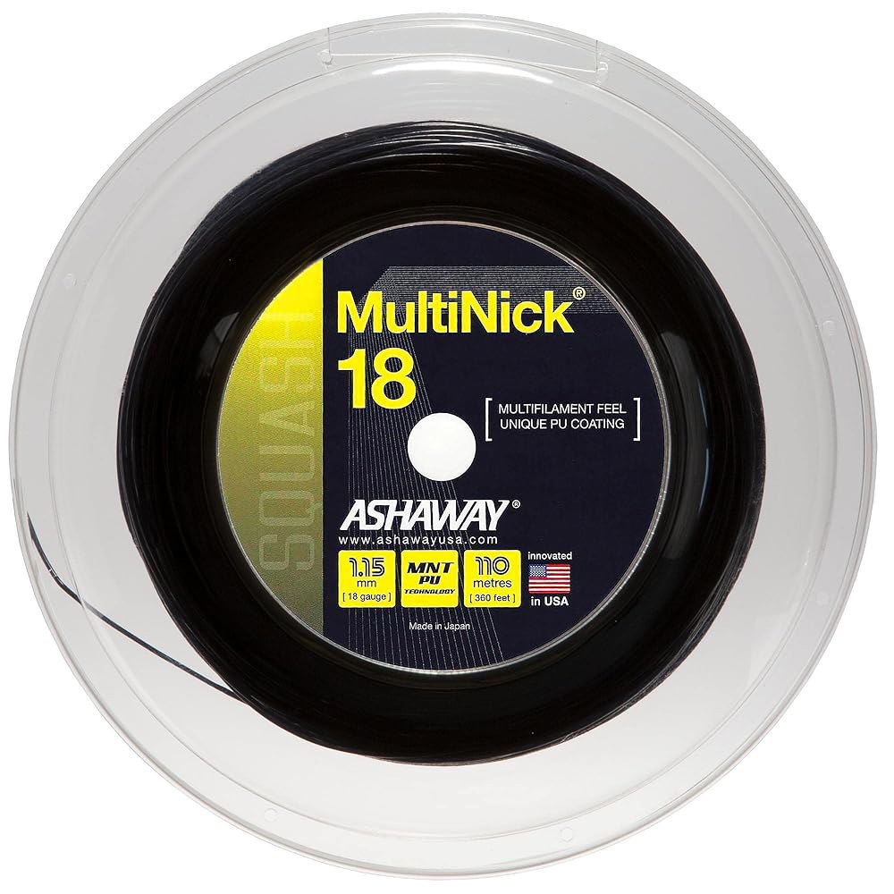 Ashaway MultiNick 기술이 적용된 18게이지 스쿼시 스트링 - 상품 이미지