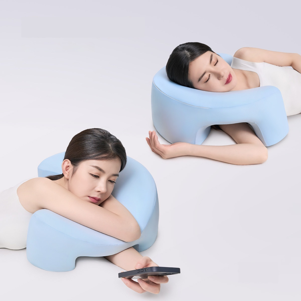 팔베개 메모리폼 옆으로자는베개 팔터널 기능성쿠션 숙면베개 수면용품 침실쿠션 목베개 - 상세 이미지 2