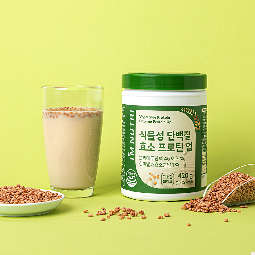 아임뉴트리 고단백 식물성 단백질 효소 프로틴 420g, 2개 - 상세 이미지 3
