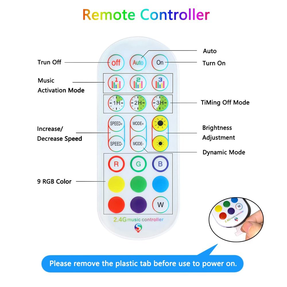 ADRESUNO DC 5V USB WS2812B WS2813 WS2815 1903 16703 LED 스트립 컨트롤러 모듈 픽셀 라이트, 1M / 3.3FT 3핀 JST 커넥터, - 상세 이미지 2