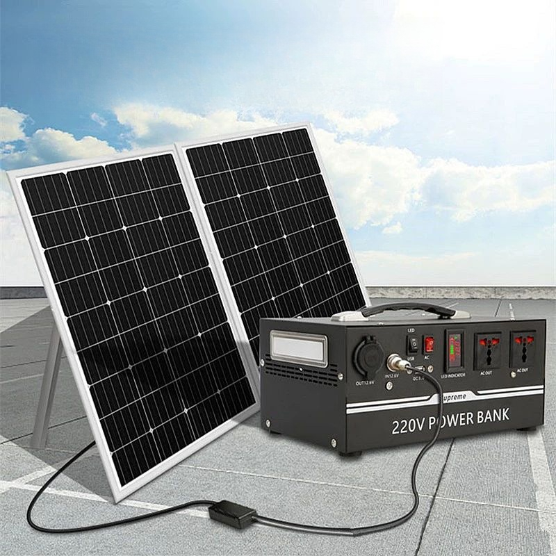 태양열발전기 농막 컨테이너 자가발전기 옥상 300W 50 000mAh 및 80W - 상품 이미지