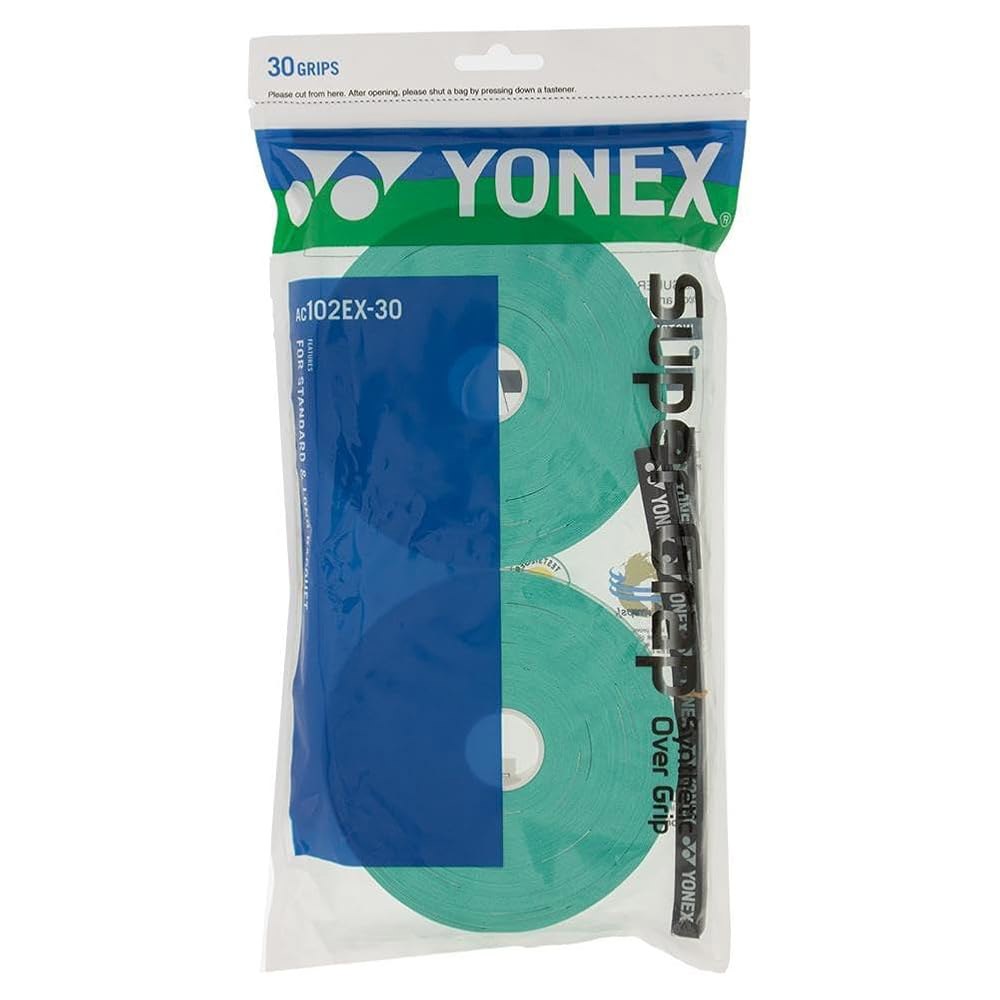 YONEX AC102EX-30 슈퍼 GRAP 롤 라켓 (30랩) (그린) 오버그립 - 상품 이미지