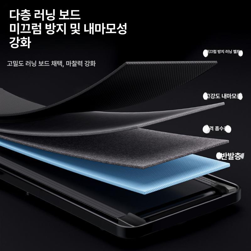 접이식 런닝머신 가정용 워킹패드 경사 워킹머신 모델 기본 앱 단기능 걷기 디럭스 - 상세 이미지 4