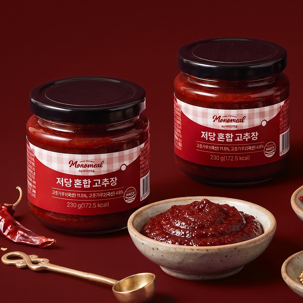 비타민마을 모노밀 저당 혼합 고추장 230g, 2개 - 상세 이미지 2