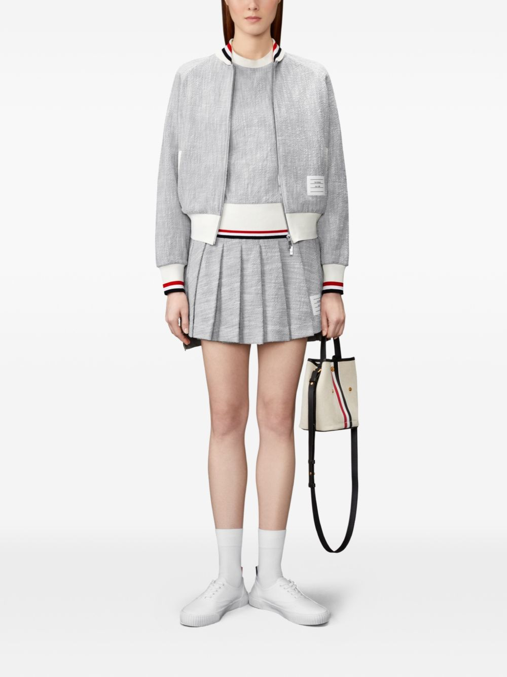 톰 브라운 여성 미니 스커트 FW26 FJK155AJ0194055 - 상세 이미지 3