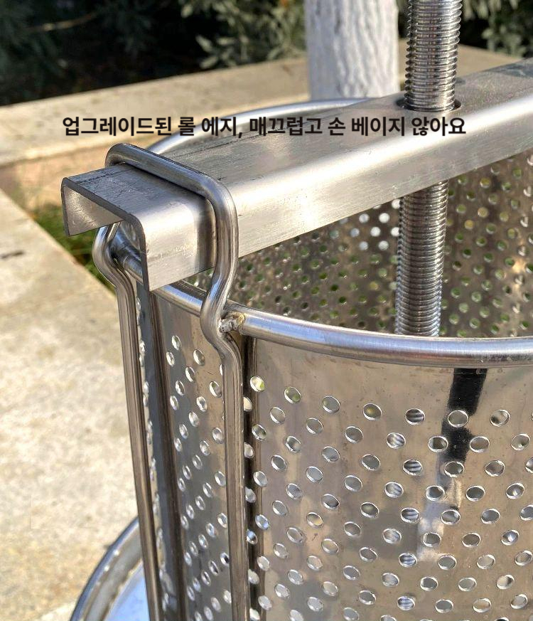 두부 짜는기계 나물 압축기 채소 업소용 스테인리스 누름틀 물기짜기 콩물 음식 필터 물기제거 이미지 6
