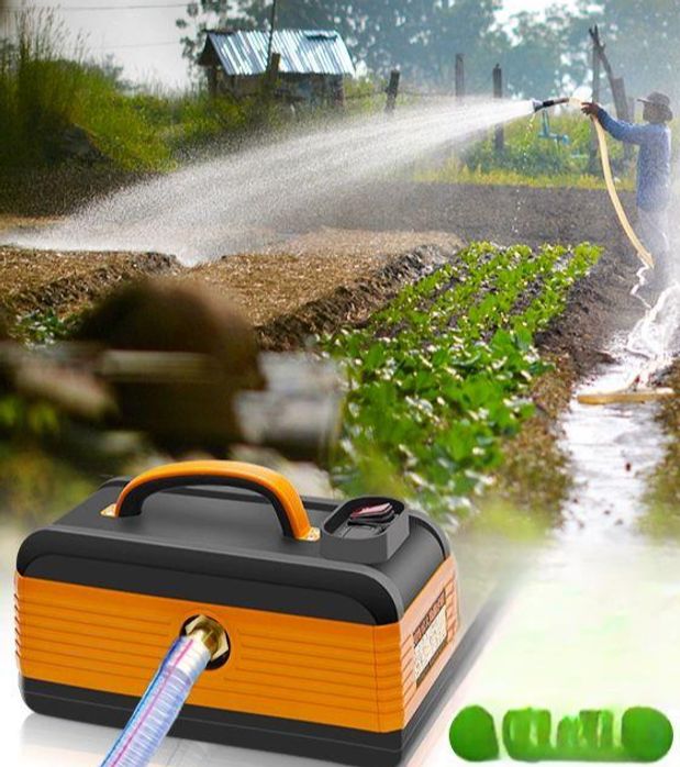 충전식 양수기 무선 고압 농업용 휴대용 물펌프 300W 12AH 5m 10m 6mm 배관 - 상품 이미지