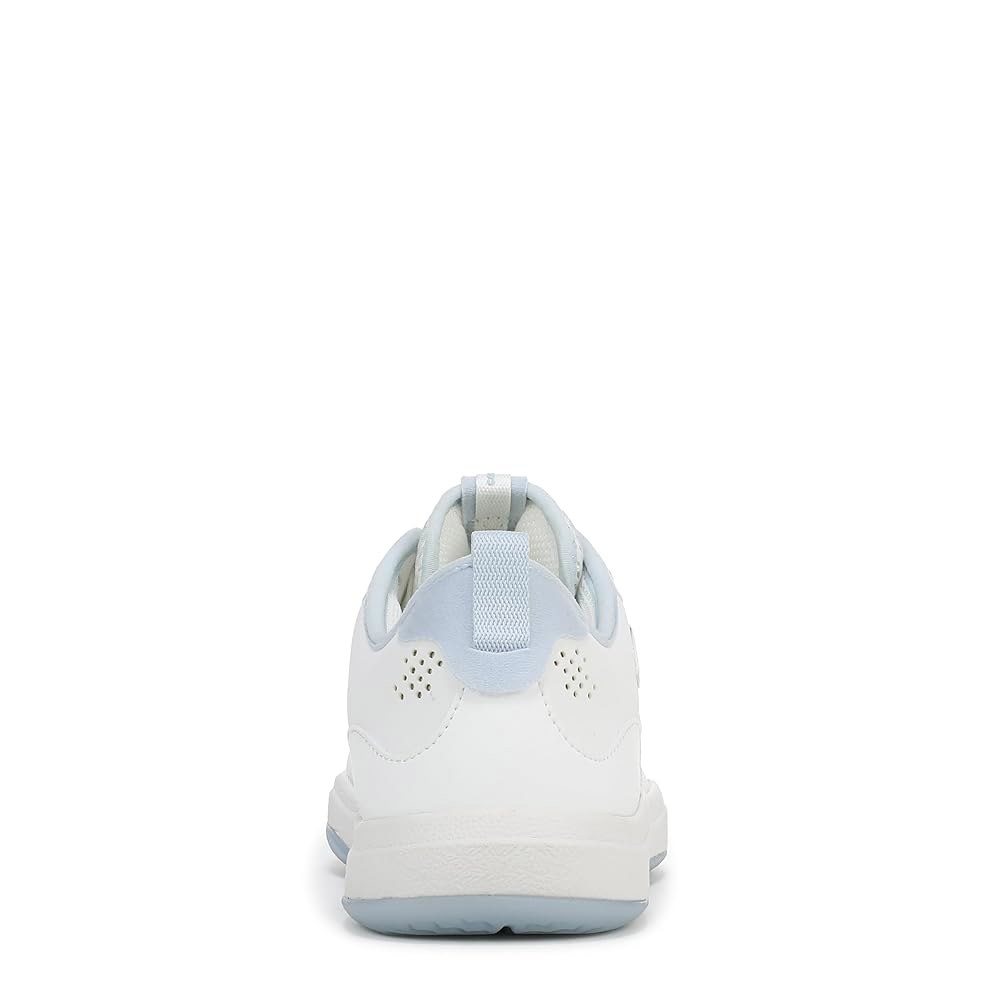 Ryka 여성용 Court Agility 스니커즈, 화이트/스카이라이드 블루, 와이드 White/Ocean Green 5 - 상세 이미지 3
