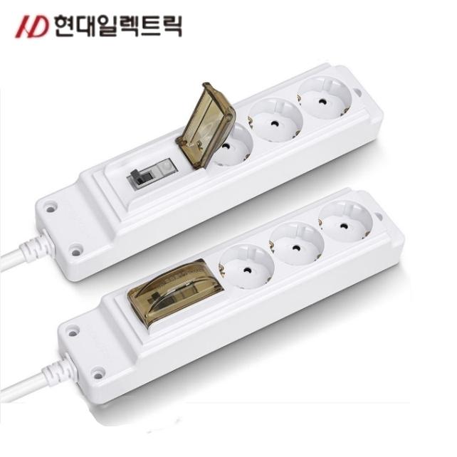 사무실 에어컨멀티탭 3구 10M 3500W 국산 고용량 멀티콘센트 - 상품 이미지